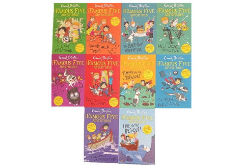 10-Title Enid Blyton Famous Five Book Set