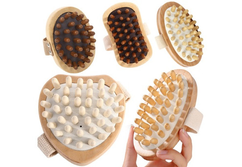Solid Wood Meridian Massage Brush - Five Styles Available