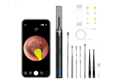 Wireless Ear Wax Removal Camera Otoscope Kit - Available in Two Colours & Option for Two Kits