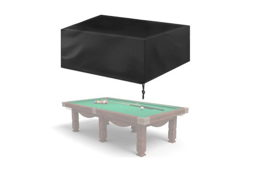 Drawstring Fitted Water-Resistant Billiard Pool Table Cover - Three Sizes Available
