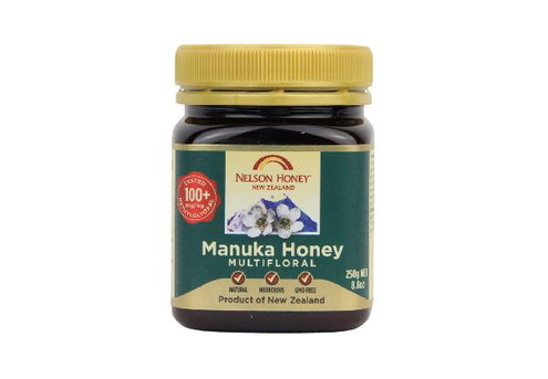 Nelson Honey's Manuka Honey MG100+ 250g - Options for up to 12 Jars