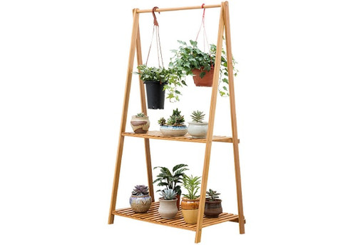 Bamboo Flower Plant Rack - Three Styles Available