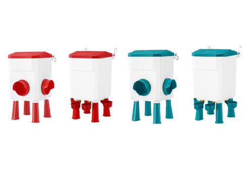 Petscene Automatic 8kg & 7L Chicken Feeder Waterer Set - Two Colours Available