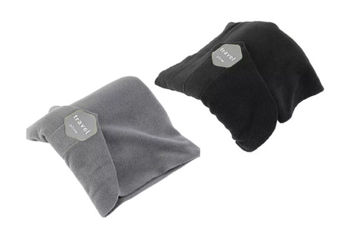 Neck Support Travel Pillow - Two Colours Available & Option for Two-Pack