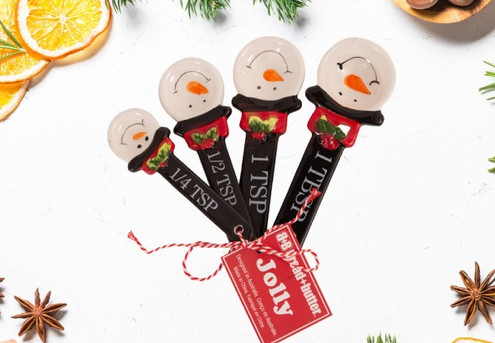 Bread & Butter Four-Piece Measuring Spoons - Three Styles Available - Elsewhere Pricing $44.99