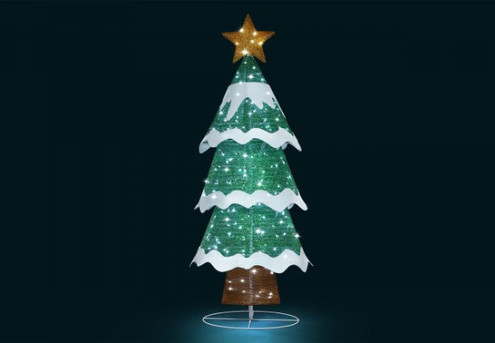 180cm LED Snowy Green Christmas Tree