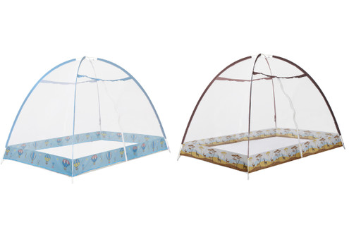 Dreamz Foldable Dome Mosquito Net - Available in Two Colours & Two Sizes