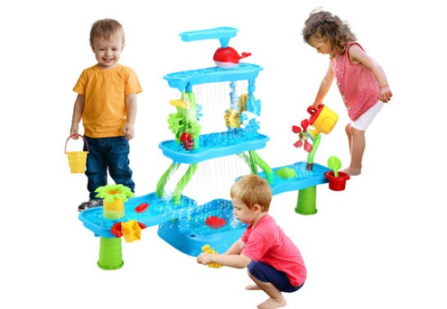 Five-Tier Outdoor Sand Waterfall Playset