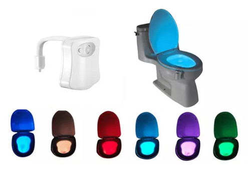 LED Motion-Activated Sensor Toilet Nightlight - Option for Two