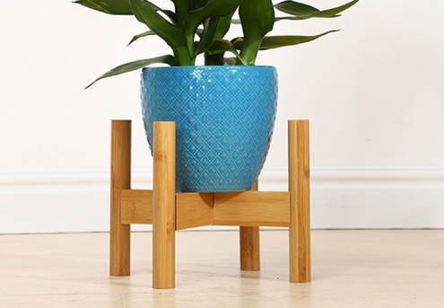 Adjustable Wooden Plant Stand