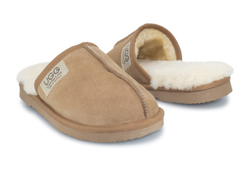 Ugg Australian-Made Water-Resistant Essentials Classic Unisex Sheepskin Scuffs - 10 Sizes Available