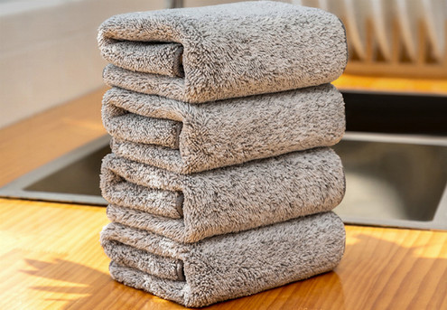 Four-Piece Microfibre Kitchen Towel