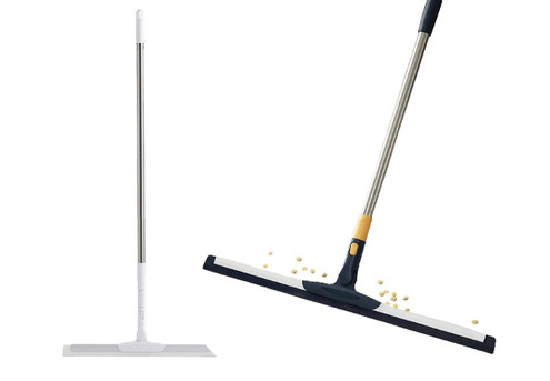 Telescopic Floor Squeegee Scrubber - Available in Two Colours & Option for Two