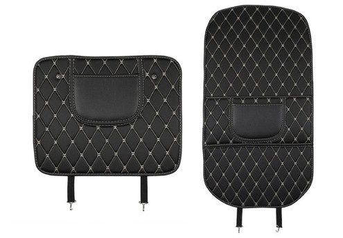 Universal Car Back Seat Cover Mat - Available in Two Sizes & Option for Two-Pack