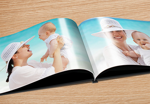 20x28cm 30-Page Premium Hard Cover Book with High-Gloss UV Coated Inner Pages incl. Nationwide Delivery - Options for up to A3 with 50-Pages