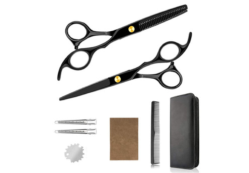 Eight-Piece Hair Cutting & Thinning Scissor Set