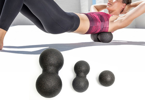 Yoga Foam Block Peanut Roller Ball - Two Styles & Three Sizes Available