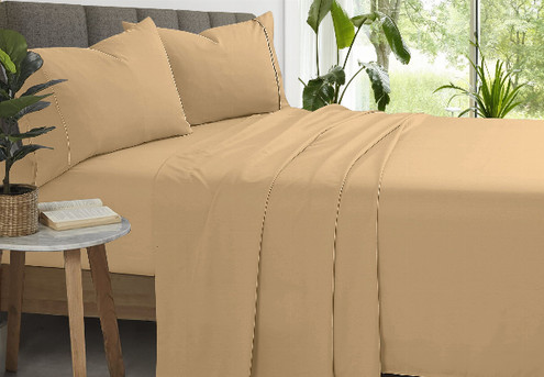 2000TC Super Soft Bamboo Microfibre Sheet Set - Available in Six Colours & Three Sizes