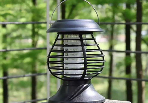 Solar Powered Electric Bug Zapper - Option for Four-Pieces