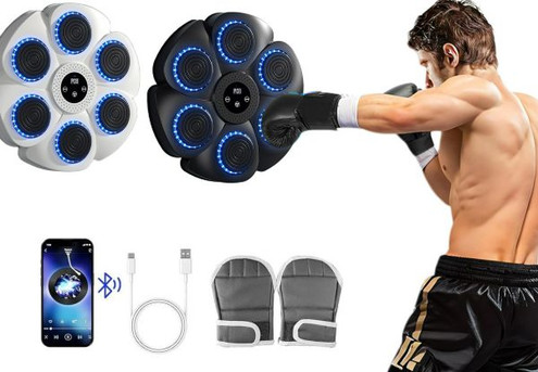 5.0 Bluetooth Boxing Machine with One-Pair Boxing Gloves - Two Colours Available