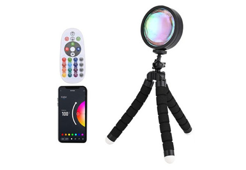 RGB Colour Sunset Projector Lamp with APP Control - Option for Two-Pack