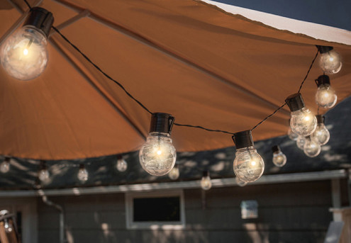 LED Outdoor Solar String Light Bulbs