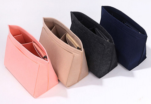 Felt Handbag Insert Organiser - Available in Four Colours & Three Sizes
