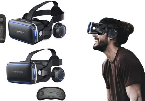 VR Phone Headset with Remote Control - Two Styles Available