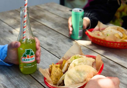 Mexican Meal Combo incl. Two Tacos, Fries & 330ml Soft Drink - Options for up to Four Tacos Combo