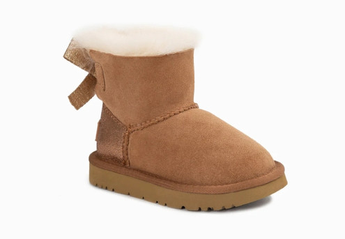 Ugg Kids Bailey Bow Glitz Boots - Three Sizes Available