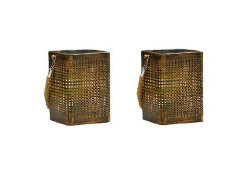 Two-Piece Solar Hanging Lanterns with Two Modes