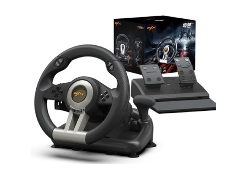 Gaming Steering Wheel Compatible with PS4