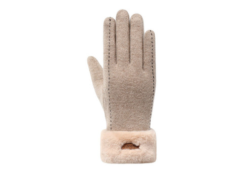 Velvet Korean Winter Outdoor Ladies Sports Gloves