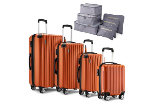 Four-Piece Hard Shell Luggage Suitcase Set - Six Colours Available