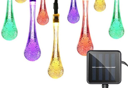 Outdoor Solar LED Fairy Droplights - Four Options Available