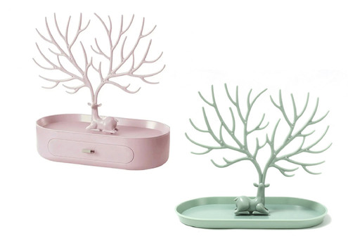 Antlers Tree Tower Jewellery Display Stand - Available in Four Colours & Two Options