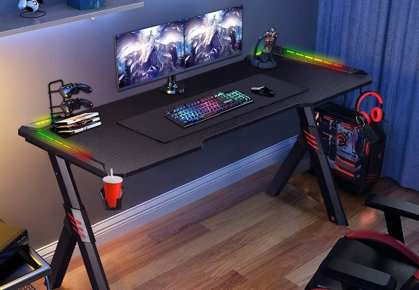 LED Gaming Desk • GrabOne NZ