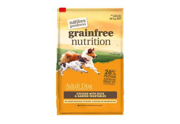 Natures goodness 2025 dog food 20kg