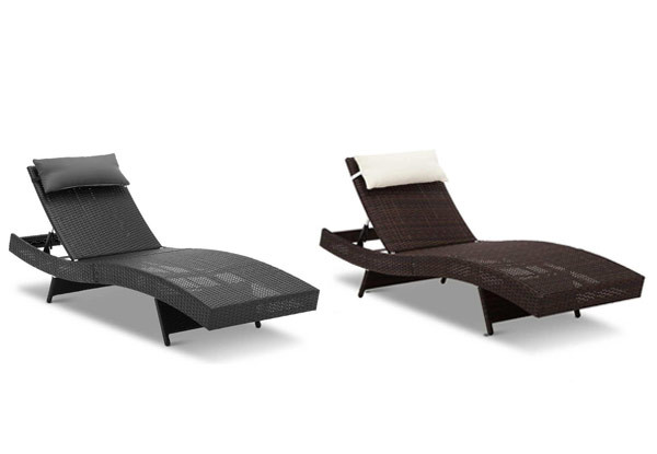 outdoor sun lounger • grabone nz