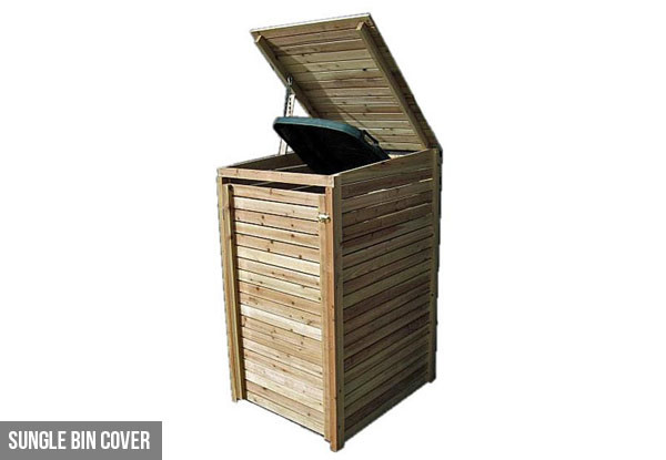 Wooden Wheelie Bin Cover • GrabOne NZ