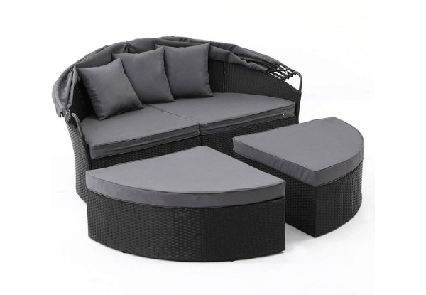 Outdoor Patio Round Daybed • GrabOne NZ