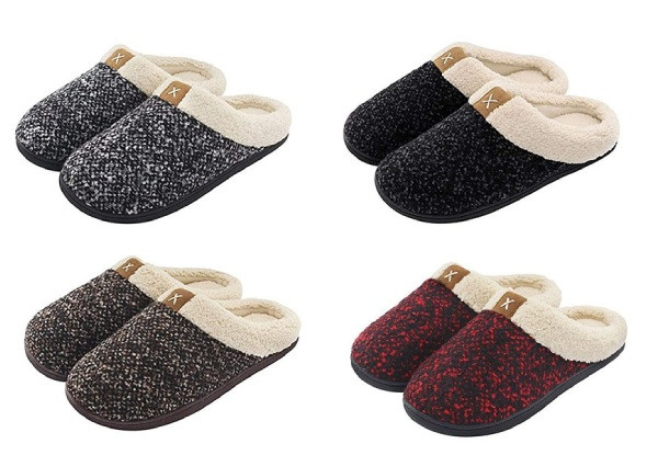 Cosy Memory Foam Slippers • GrabOne NZ