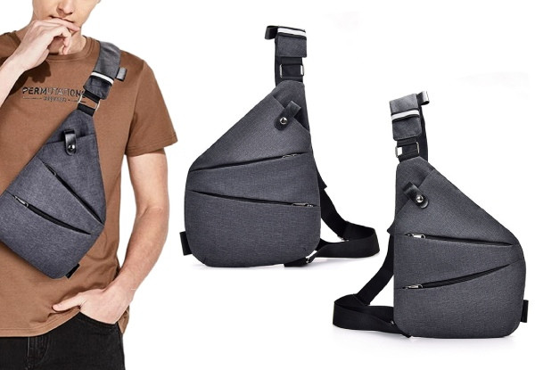 Venturesafe 150 GII anti-theft cross body pack, Black, hi-res | Sling bag  men, Minimalist bag, Bags
