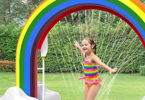 water rainbow sprinkler