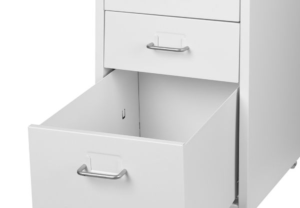 Levede Three-Drawer Office Storage Cabinet - Two Colours Available