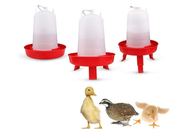 1L Chick Feeder & 1.5L Chicken Waterer Kit