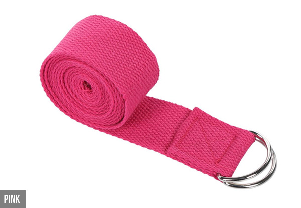 Yoga Stretch Strap - Six Colours Available with Free Delivery
