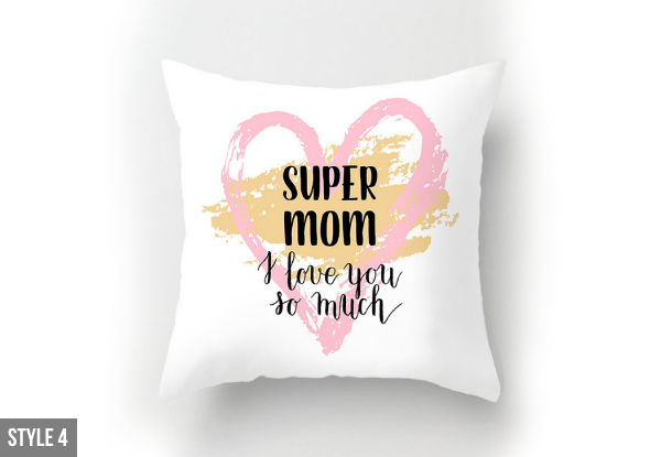 Super Mom Pillowcase Range - Seven Styles Available