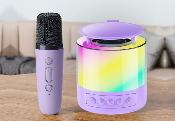 Bluetooth Mini Karaoke Speaker - Available in Three Colours