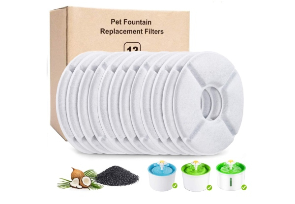 12-Piece Pet Fountain Replacement Filter